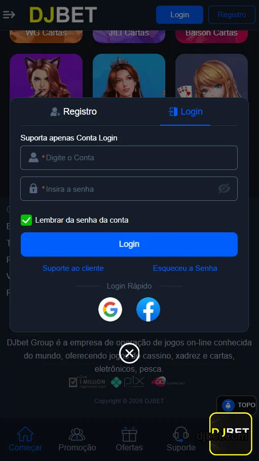 Suporte Local 24/7 para Sua Tranquilidade - djbet.com